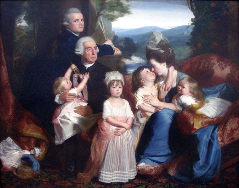 Portrait of the Copley family